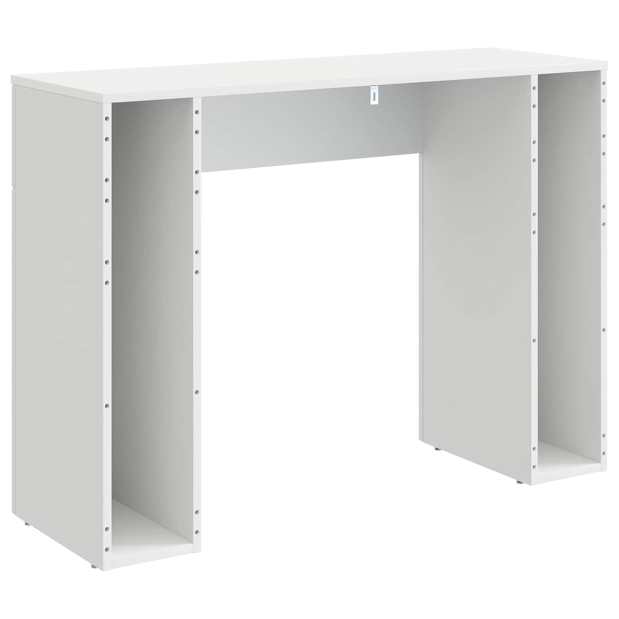 vidaXL Salontafel Wit 102 x 35 x 75 cm Bewerkt hout