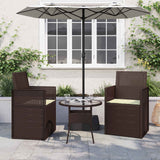 vidaXL Seat Cushions 2 pcs Cream 47 x 36 x 2 cm Polyester