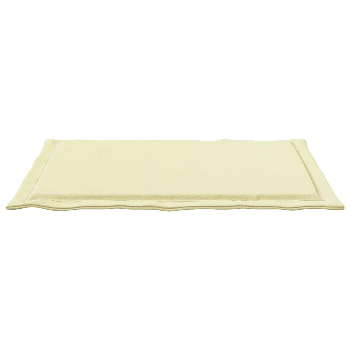 vidaXL Seat Cushions 2 pcs Cream 47 x 36 x 2 cm Polyester