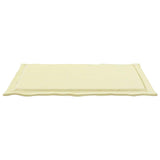vidaXL Seat Cushions 2 pcs Cream 47 x 36 x 2 cm Polyester