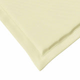 vidaXL Seat Cushions 2 pcs Cream 47 x 36 x 2 cm Polyester