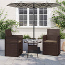 vidaXL Seat Cushions 2 pcs Cream 47 x 36 x 2 cm Polyester