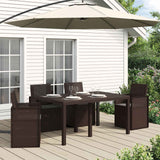 vidaXL Seat Cushions 2 pcs Cream 47 x 36 x 2 cm Polyester