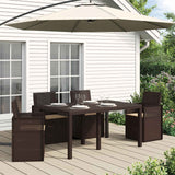 vidaXL Seat Cushions 2 pcs Cream 47 x 36 x 2 cm Polyester