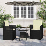 vidaXL Seat Cushions 2 pcs Cream 47 x 36 x 2 cm Polyester