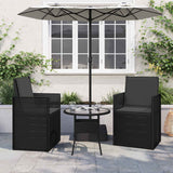 vidaXL Seat Cushions 2 pcs Cream 47 x 36 x 2 cm Polyester