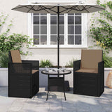vidaXL Seat Cushions 2 pcs Cream 47 x 36 x 2 cm Polyester