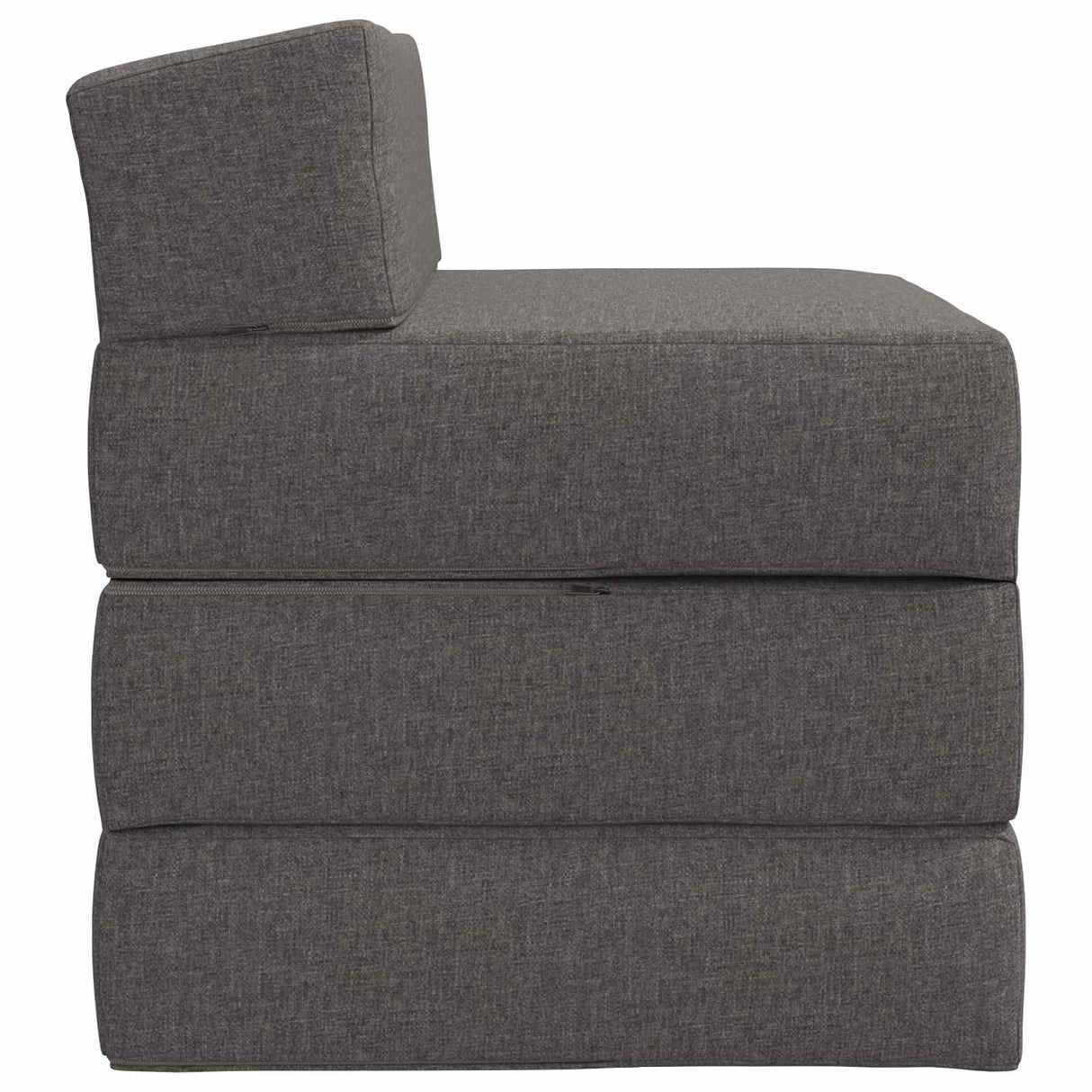 vidaXL Vouwbare Sofa Bed Lichtgrijs 70 x 60 x 63 cm Stof