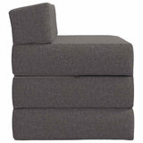 vidaXL Vouwbare Sofa Bed Lichtgrijs 70 x 60 x 63 cm Stof