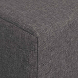 vidaXL Vouwbare Sofa Bed Lichtgrijs 70 x 60 x 63 cm Stof