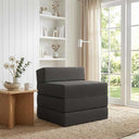 vidaXL Vouwbare Sofa Bed Lichtgrijs 70 x 60 x 63 cm Stof