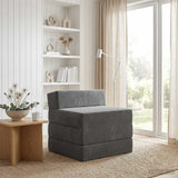vidaXL Vouwbare Sofa Bed Lichtgrijs 70 x 60 x 63 cm Stof
