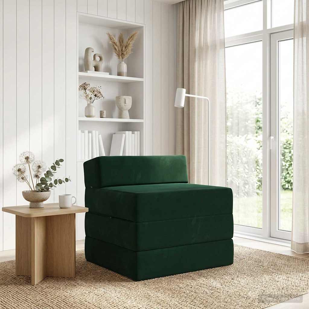 vidaXL Vouwbare Sofa Bed Lichtgrijs 70 x 60 x 63 cm Stof