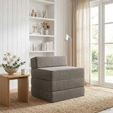 vidaXL Vouwbare Sofa Bed Lichtgrijs 70 x 60 x 63 cm Stof