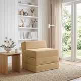 vidaXL Vouwbare Sofa Bed Lichtgrijs 70 x 60 x 63 cm Stof