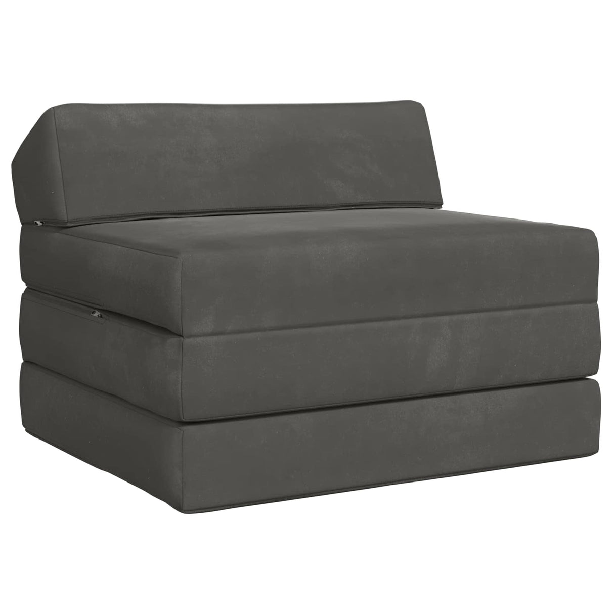 vidaXL Vouwbare Sofa Bed Lichtgrijs 70 x 60 x 63 cm Stof