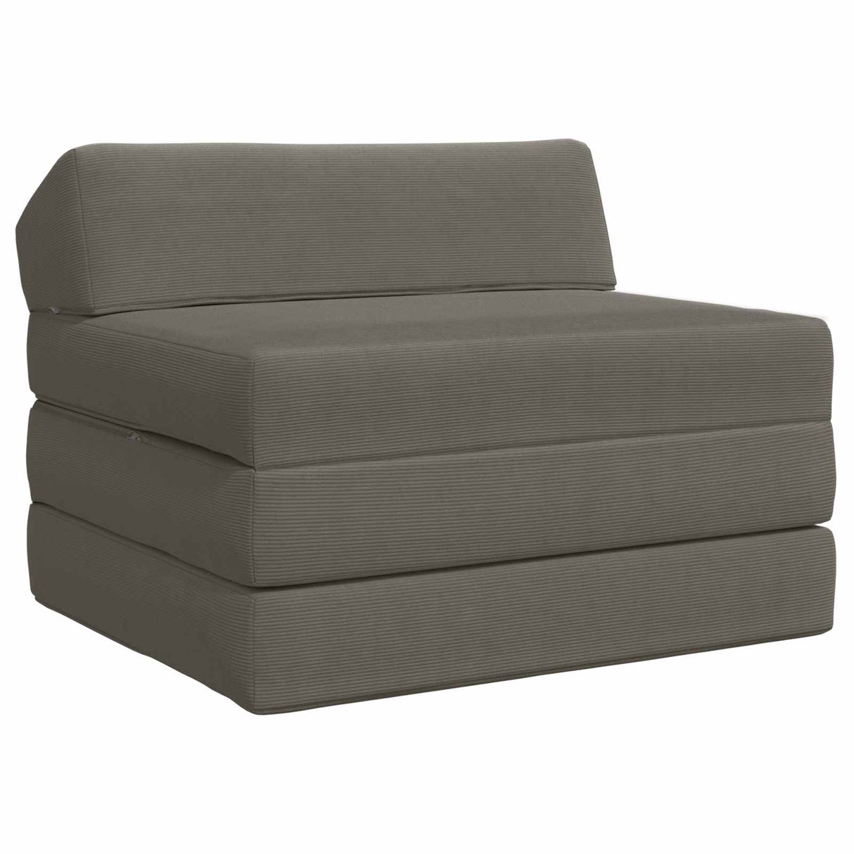 vidaXL Vouwbare Sofa Bed Lichtgrijs 70 x 60 x 63 cm Stof