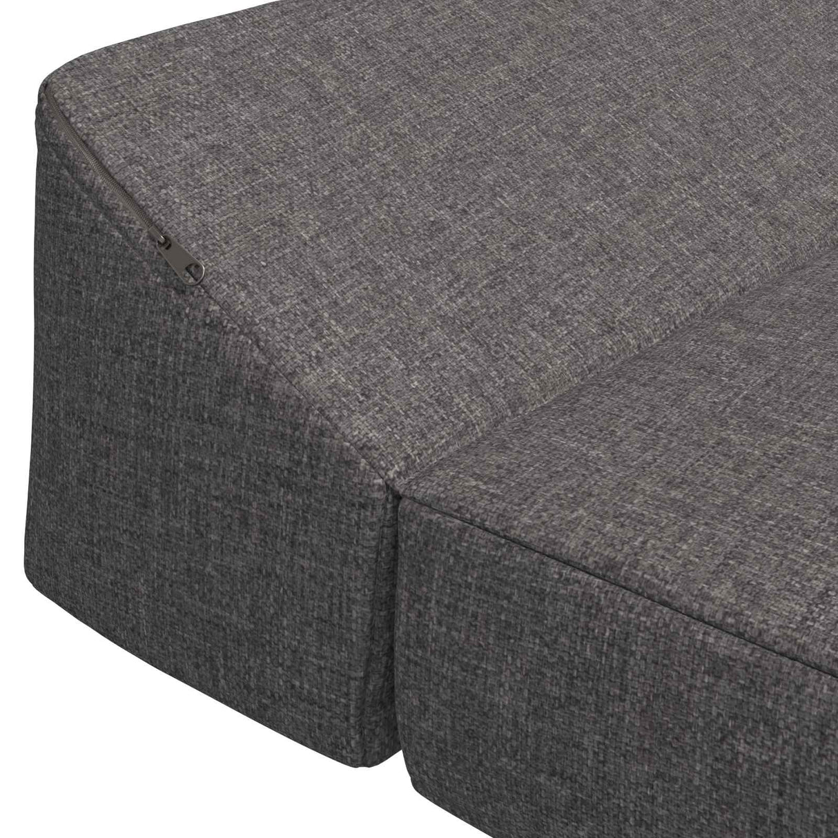 vidaXL Vouwbare Sofa Bed Lichtgrijs 120 x 60 x 49 cm Stof