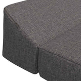 vidaXL Vouwbare Sofa Bed Lichtgrijs 120 x 60 x 49 cm Stof