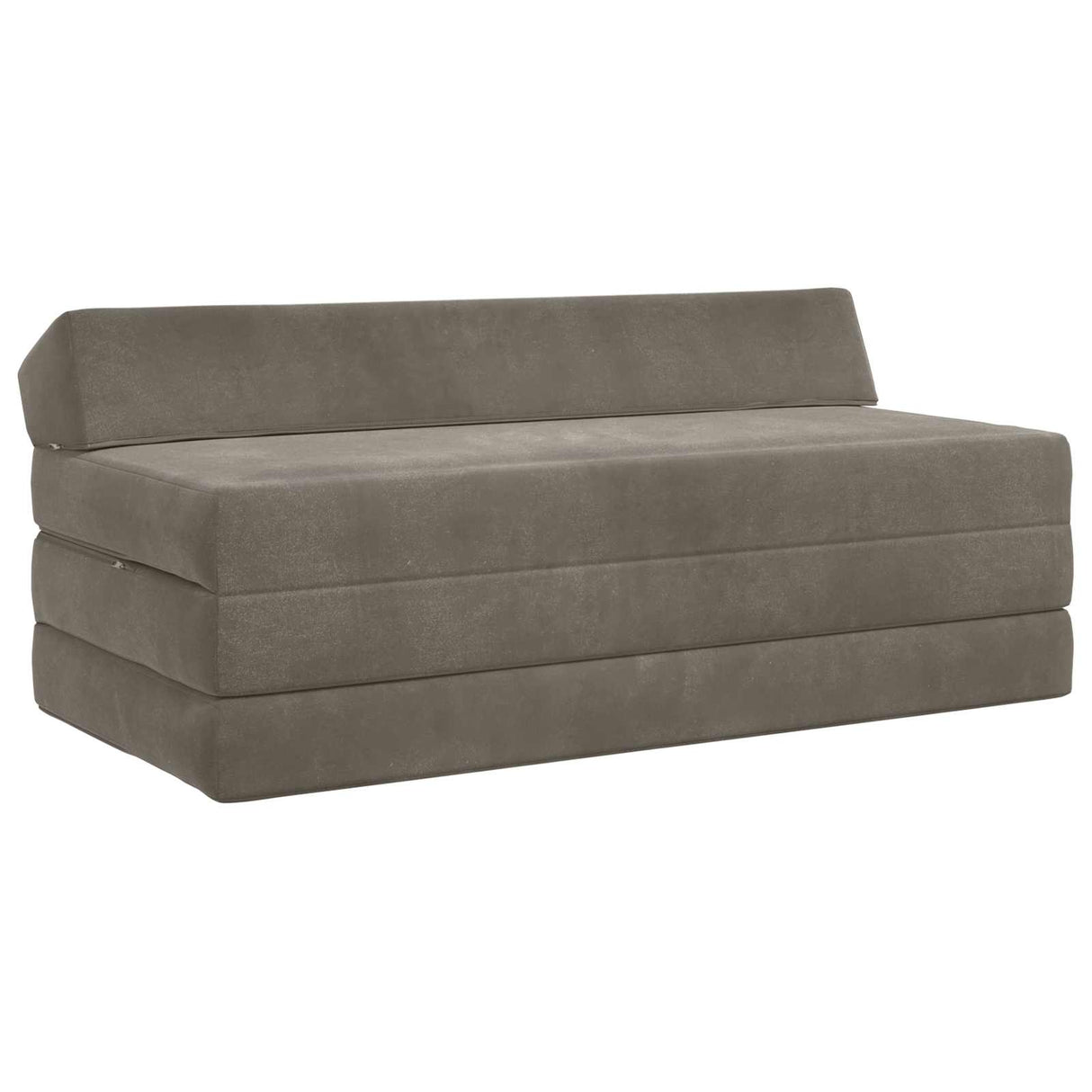 vidaXL Vouwbare Sofa Bed Lichtgrijs 120 x 60 x 49 cm Stof