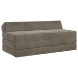 vidaXL Vouwbare Sofa Bed Lichtgrijs 120 x 60 x 49 cm Stof