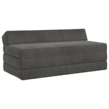 vidaXL Vouwbare Sofa Bed Lichtgrijs 120 x 60 x 49 cm Stof