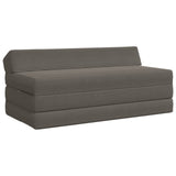 vidaXL Vouwbare Sofa Bed Lichtgrijs 120 x 60 x 49 cm Stof