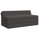 vidaXL Vouwbare Sofa Bed Lichtgrijs 120 x 60 x 49 cm Stof