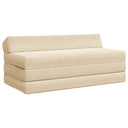 vidaXL Vouwbare Sofa Bed Lichtgrijs 120 x 60 x 49 cm Stof