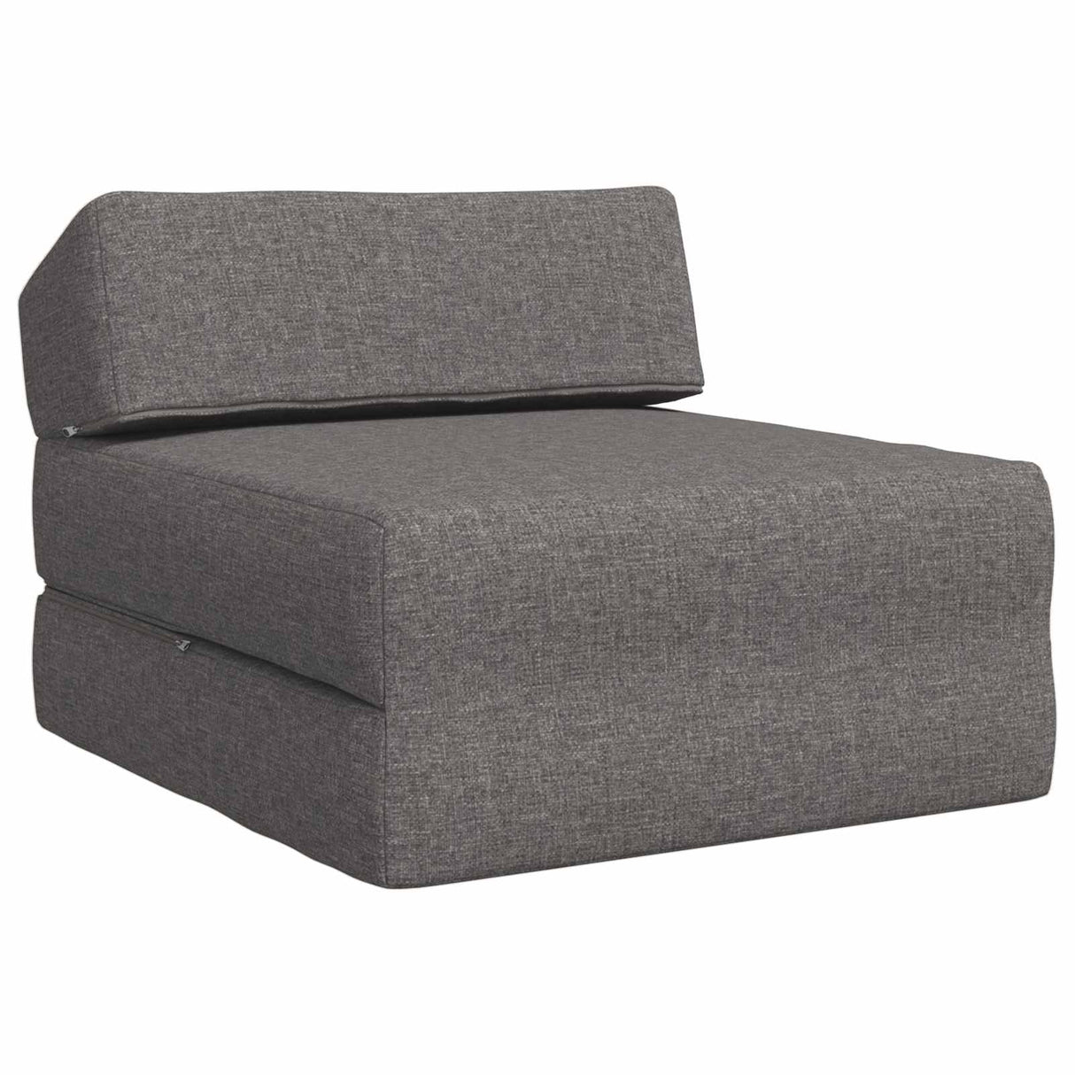vidaXL Foldable Sofa Bed Light Grey 60 x 70 x 41 cm Fabric