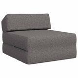 vidaXL Foldable Sofa Bed Light Grey 60 x 70 x 41 cm Fabric