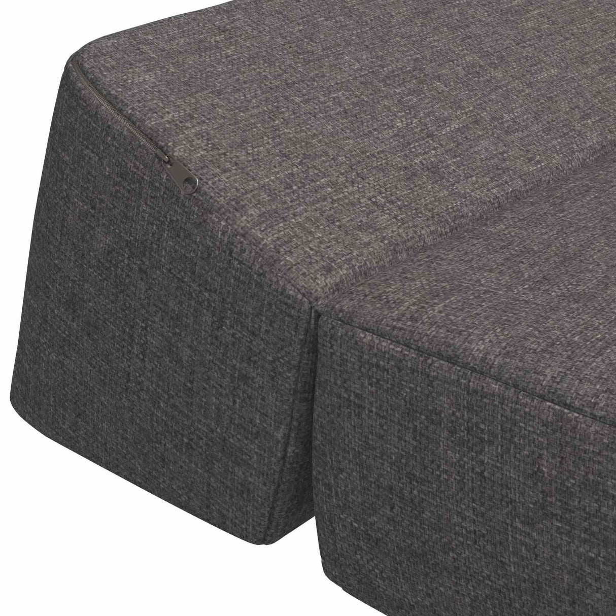 vidaXL Foldable Sofa Bed Light Grey 60 x 70 x 41 cm Fabric