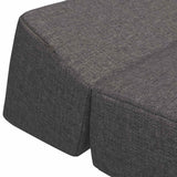 vidaXL Foldable Sofa Bed Light Grey 60 x 70 x 41 cm Fabric