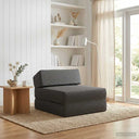 vidaXL Foldable Sofa Bed Light Grey 60 x 70 x 41 cm Fabric