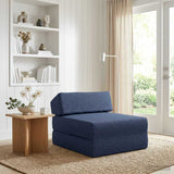 vidaXL Foldable Sofa Bed Light Grey 60 x 70 x 41 cm Fabric