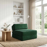 vidaXL Foldable Sofa Bed Light Grey 60 x 70 x 41 cm Fabric