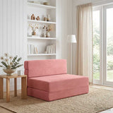 vidaXL Vouwbare Sofa Bed Lichtgrijs 70 x 72 x 60 cm Stof