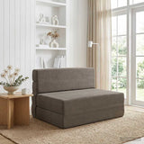 vidaXL Vouwbare Sofa Bed Lichtgrijs 70 x 72 x 60 cm Stof