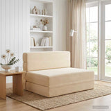 vidaXL Vouwbare Sofa Bed Lichtgrijs 70 x 72 x 60 cm Stof
