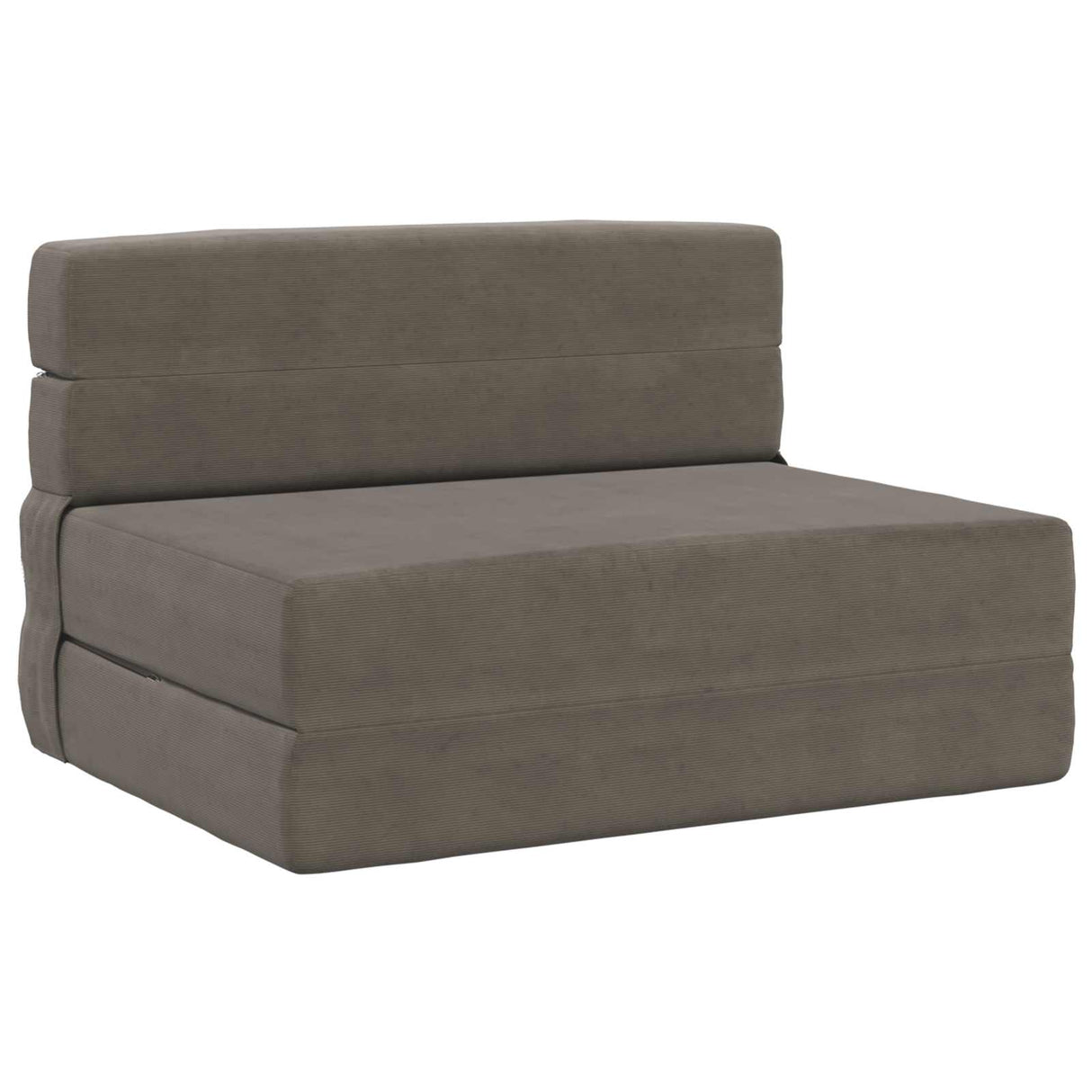 vidaXL Vouwsofa Bed Lichtgrijs 190 x 70 x 15 cm Stof