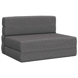 vidaXL Vouwsofa Bed Lichtgrijs 190 x 70 x 15 cm Stof
