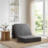 vidaXL Vouwbare Sofa Bed 75 x 63 x 45 cm Lichtgrijs