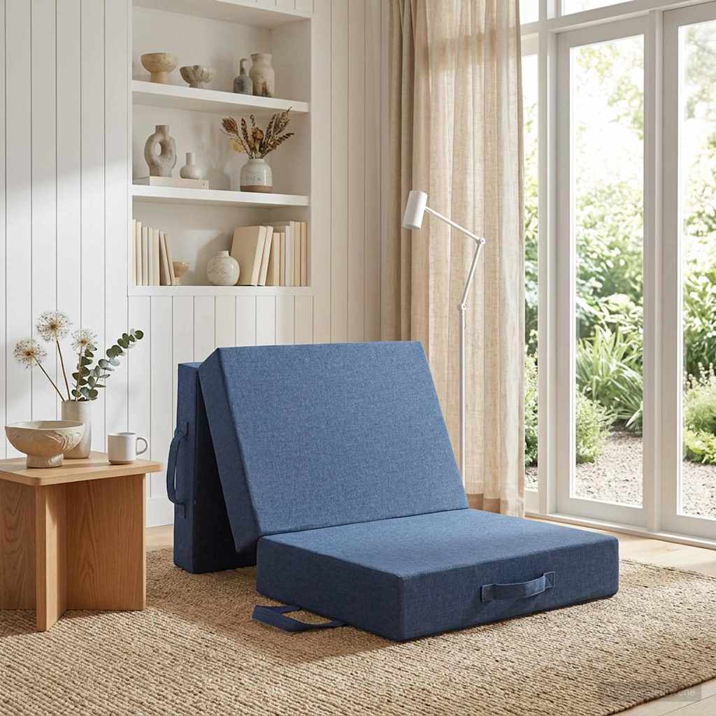 vidaXL Vouwbare Sofa Bed 75 x 63 x 45 cm Lichtgrijs