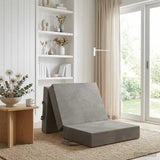 vidaXL Vouwbare Sofa Bed 75 x 63 x 45 cm Lichtgrijs