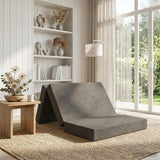 vidaXL Vouwbare Sofa Bed 75 x 63 x 45 cm Lichtgrijs
