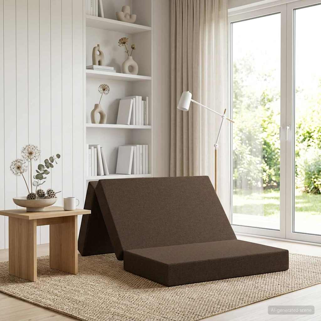 vidaXL Vouwbare Sofa Bed 75 x 63 x 45 cm Lichtgrijs