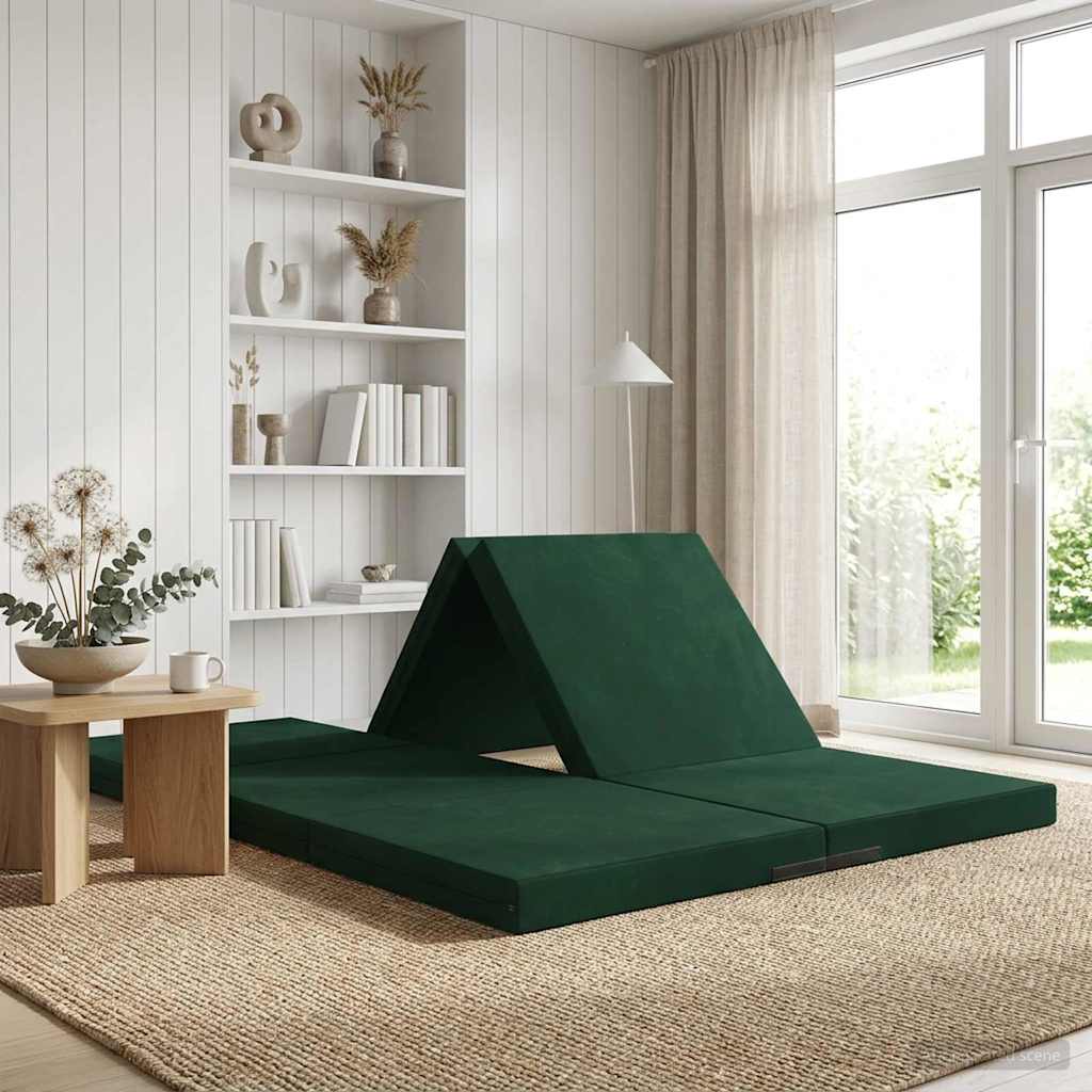 vidaXL Vouwbare Sofa Bed 140 x 67 x 45 cm Lichtgrijs