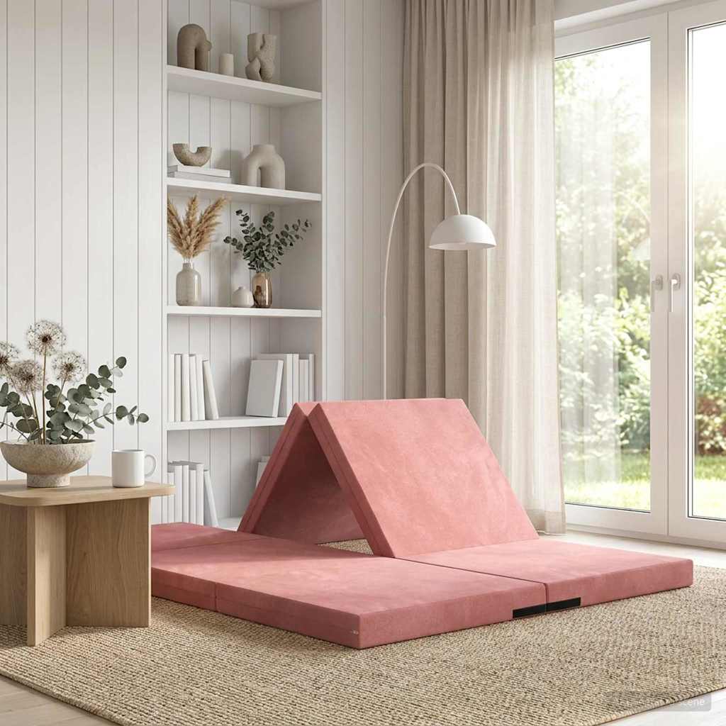 vidaXL Vouwbare Sofa Bed 140 x 67 x 45 cm Lichtgrijs