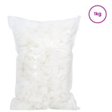 vidaXL Fiberfill White 1 kg Polyester