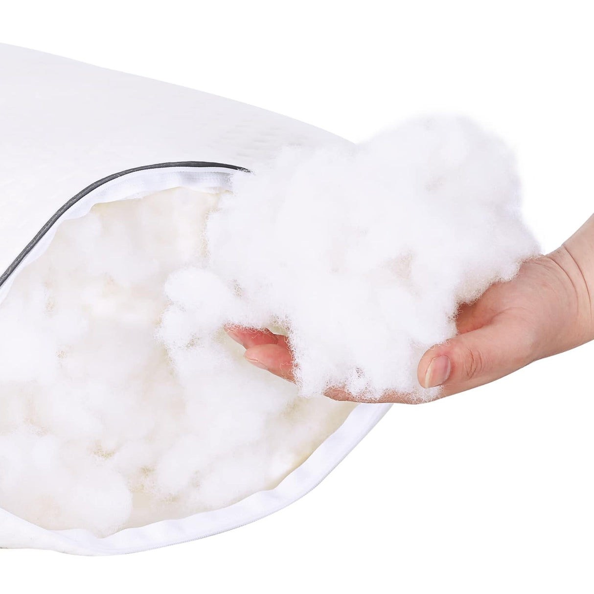 vidaXL Fiberfill White 1 kg Polyester